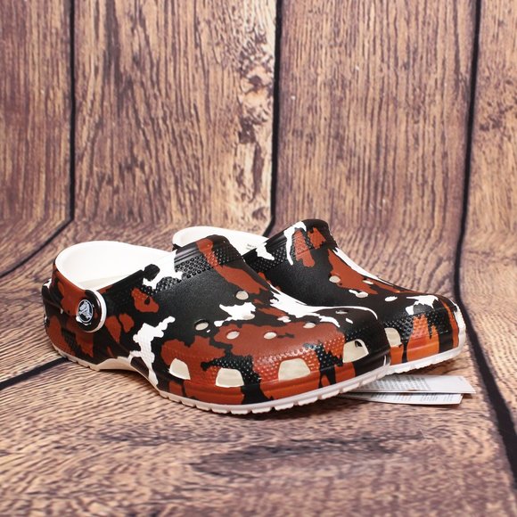 cow print crocs for sale